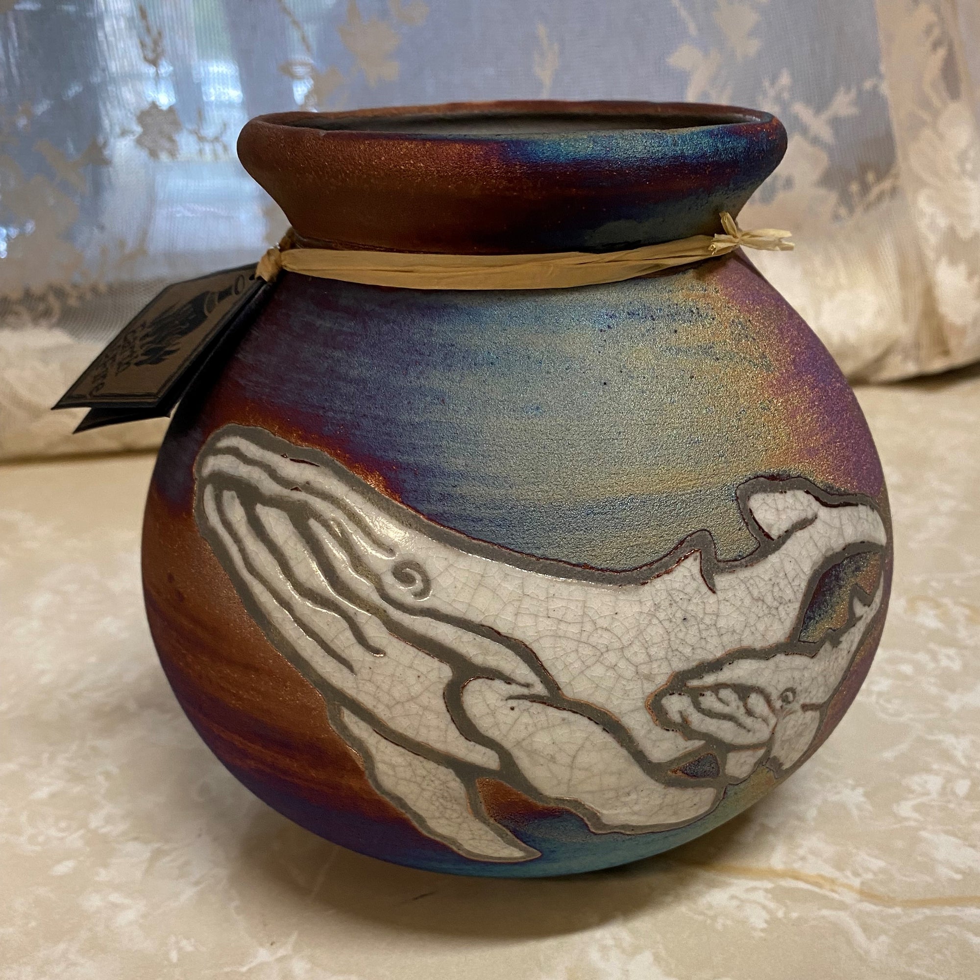 Humpback Silhouette Vase - 5"