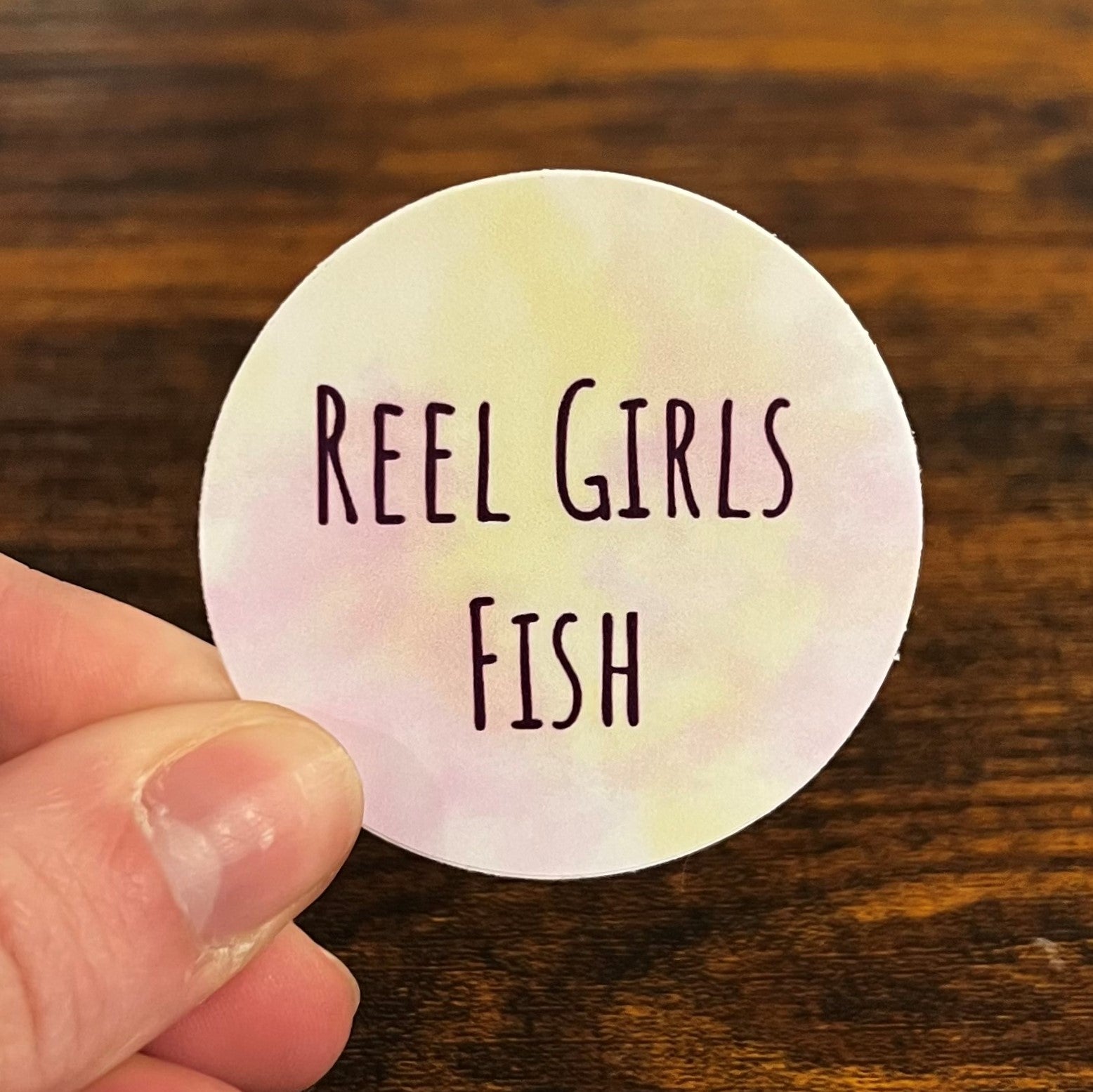 Reel Girls Fish Sticker