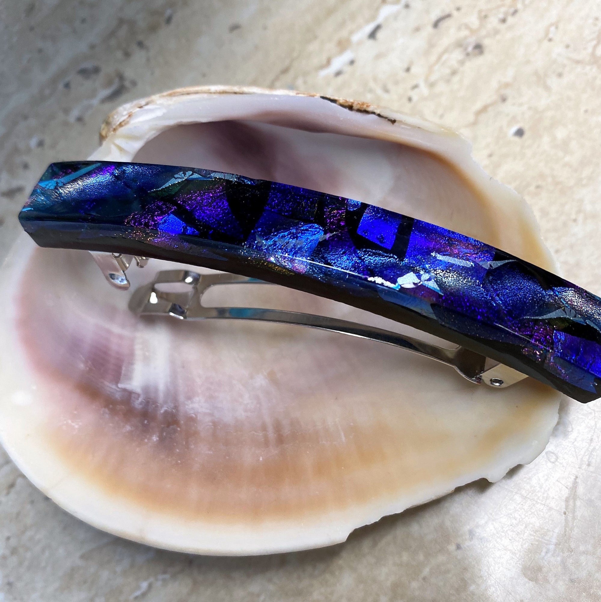 Glass Barrette - Large