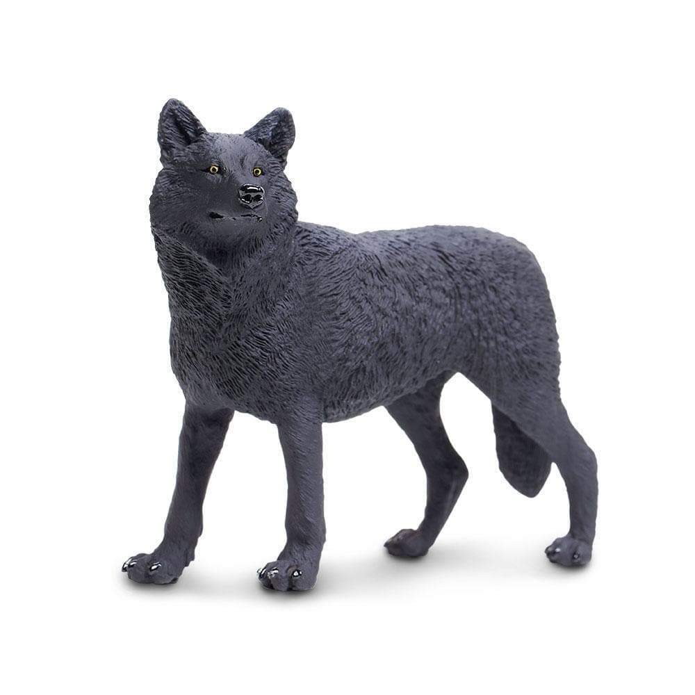 Black Wolf Figurine