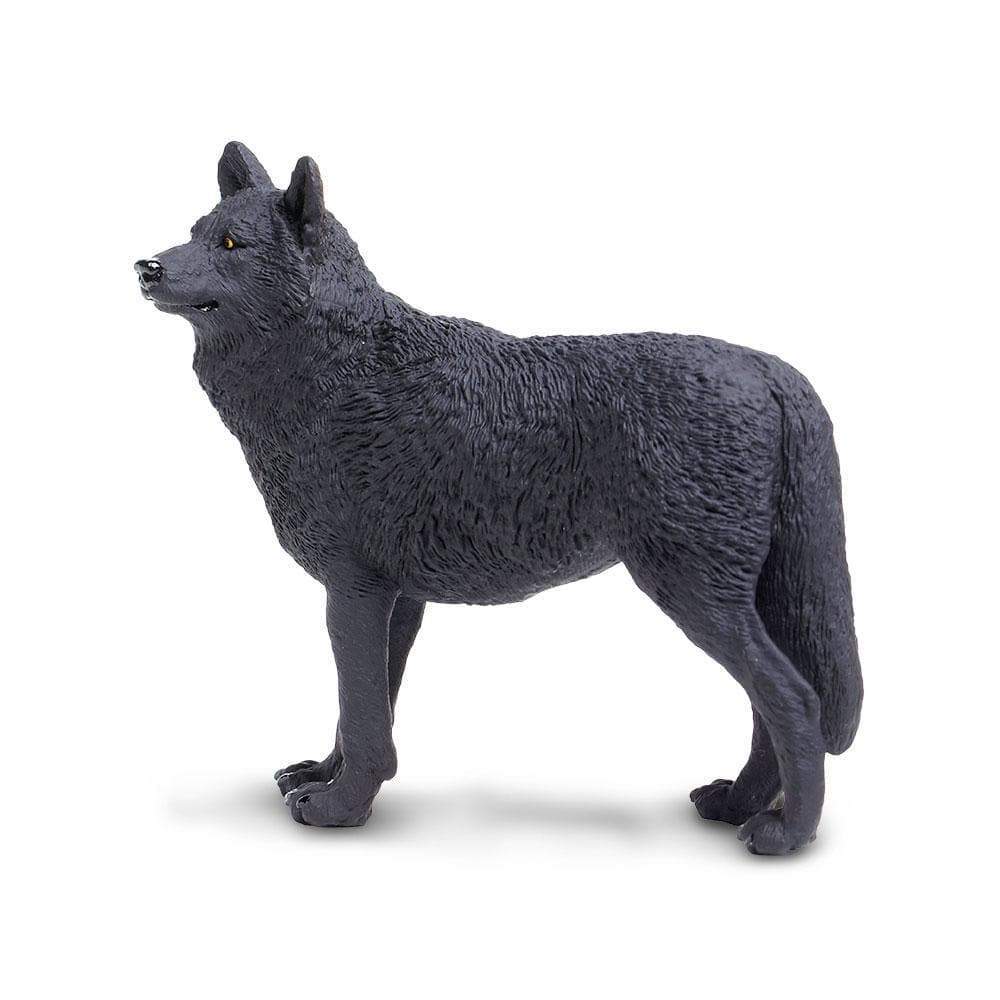 Black Wolf Figurine