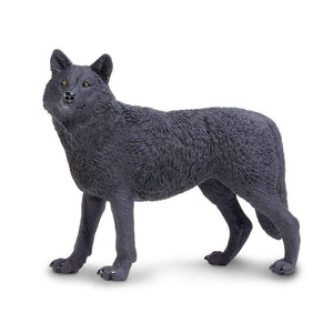 Black Wolf Figurine