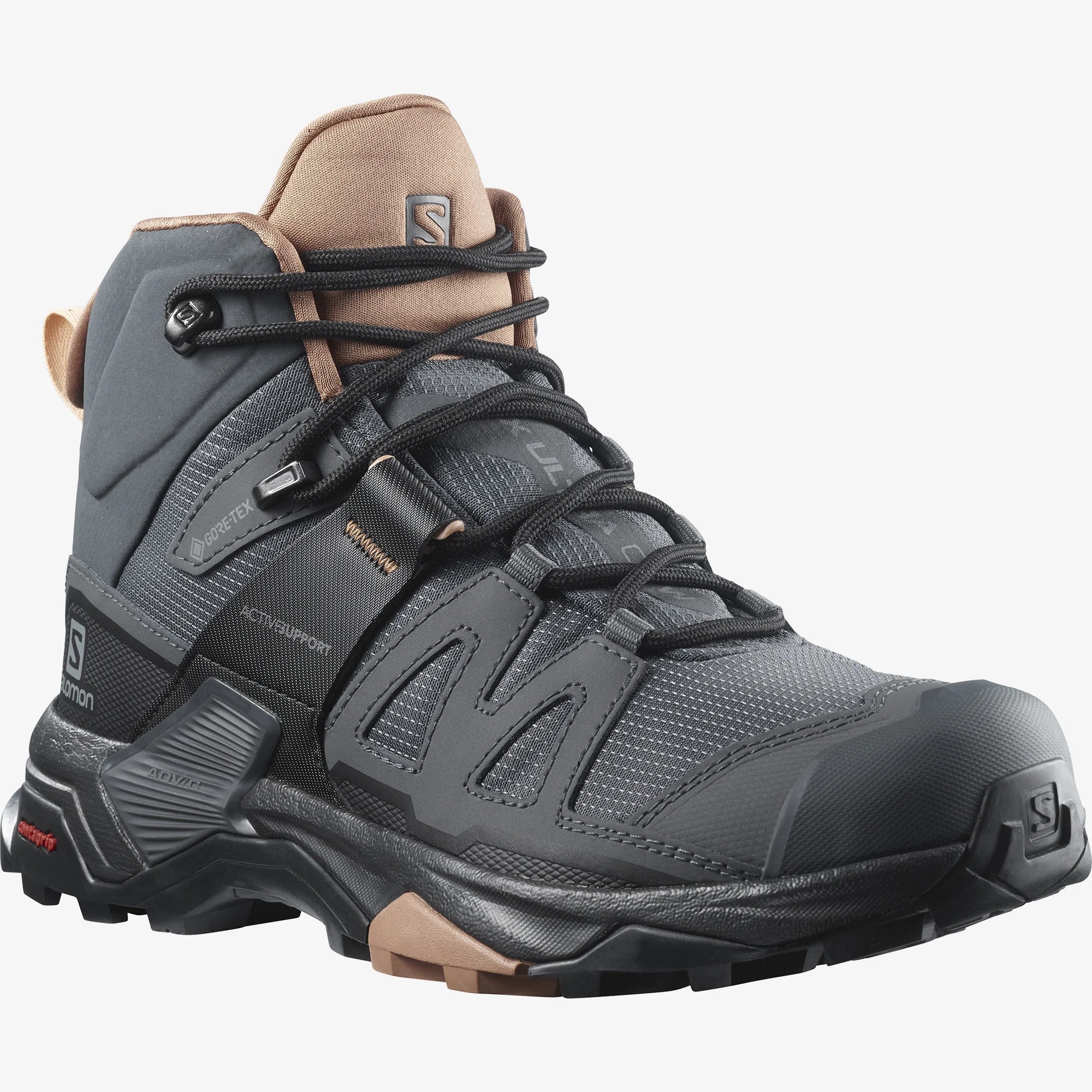 X Ultra 4 Mid GTX Womens Shoe - Ebony Mocha