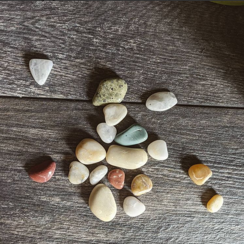 Alaska Beach Stone Post Earrings