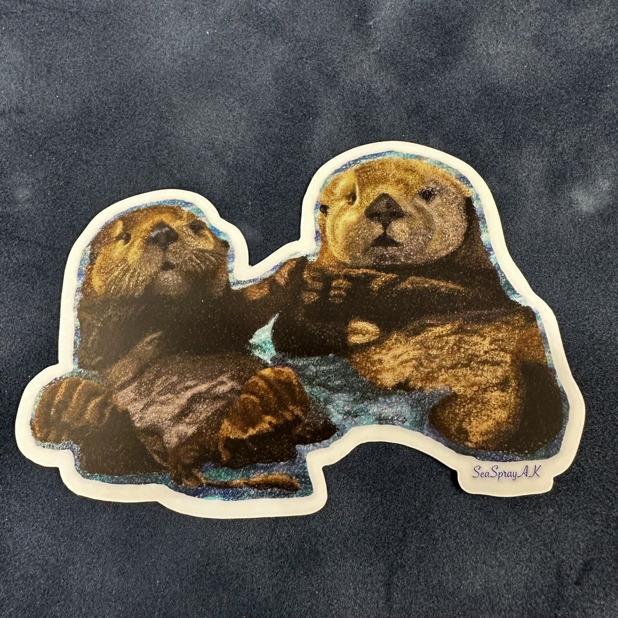 Sea Otter Friends Sticker