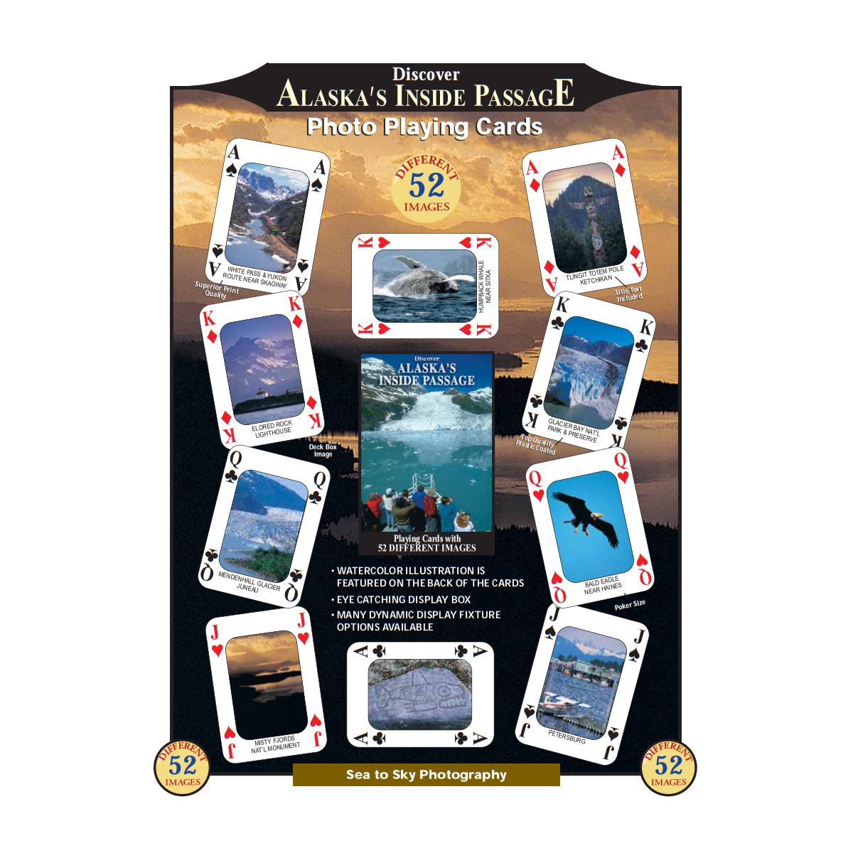 Alaska's Inside Passage Playing Cards