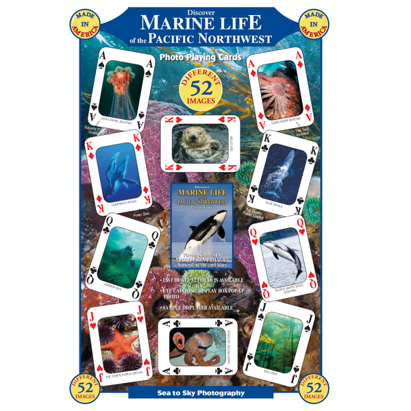Marine Life Playing Cards Forests, Tides, and Treasures