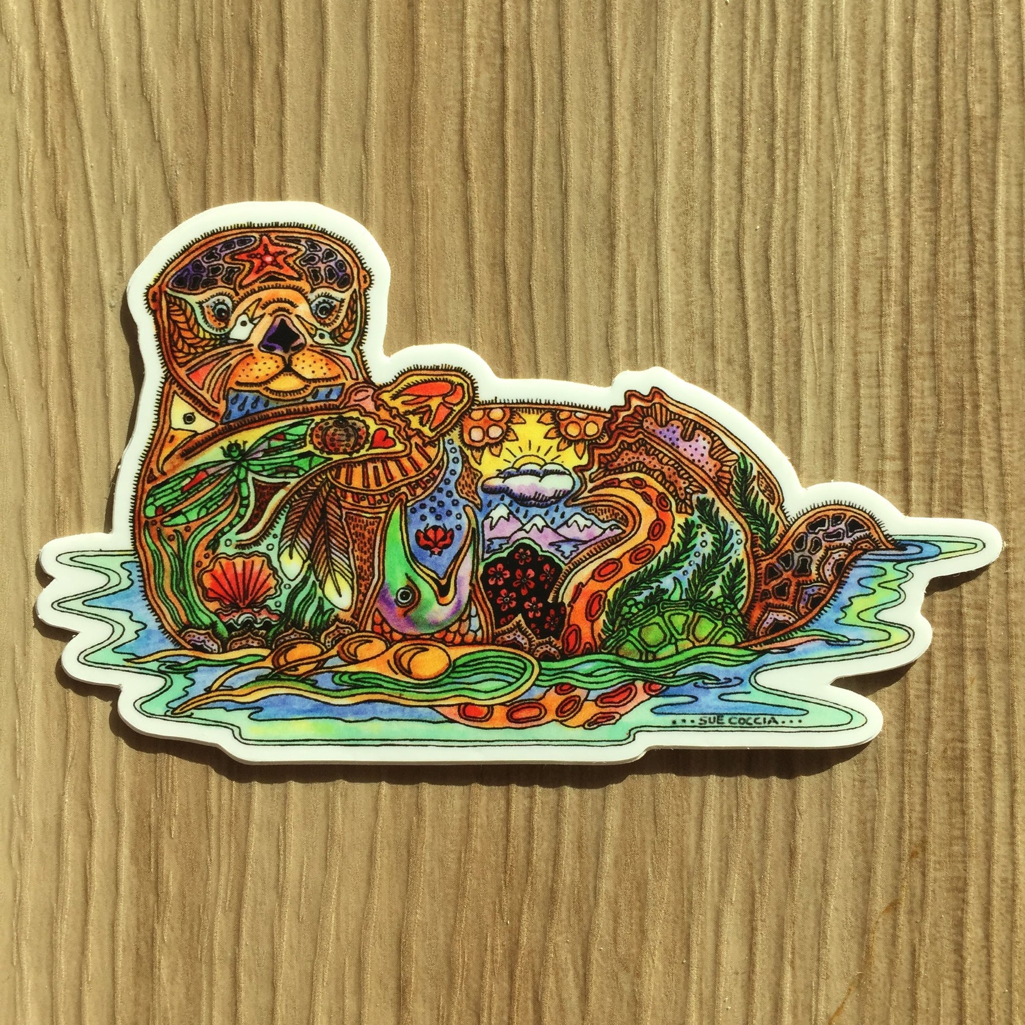 Sue Coccia Sea Otter Sticker