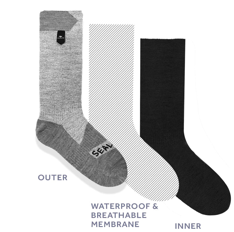 All Weather Mid Length Waterproof Sock