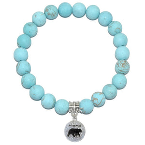 Mama Bear Charm Bracelet 8mm