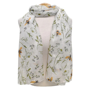 Flowers & Bees Scarf
