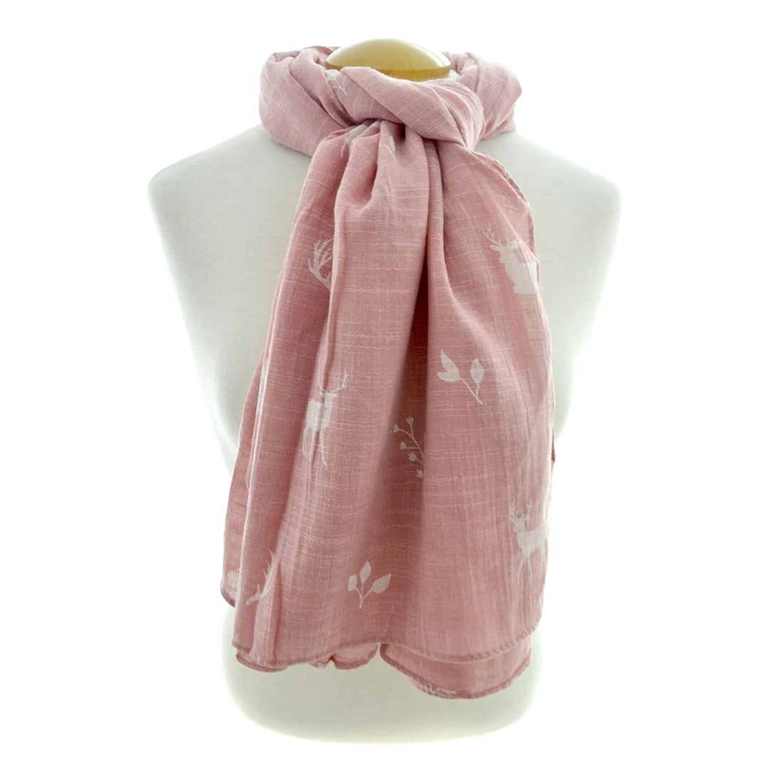 Deer Pink Scarf