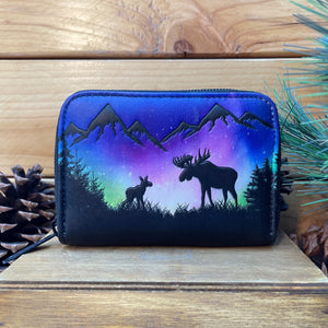 Moose Scene Coin Purse