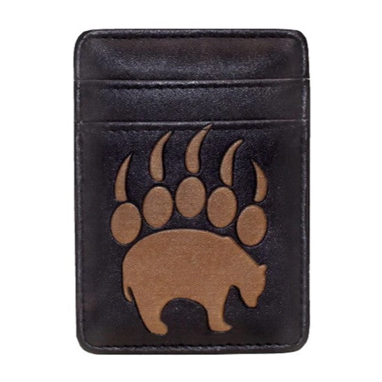 Bear Paw Trick Wallet - Black