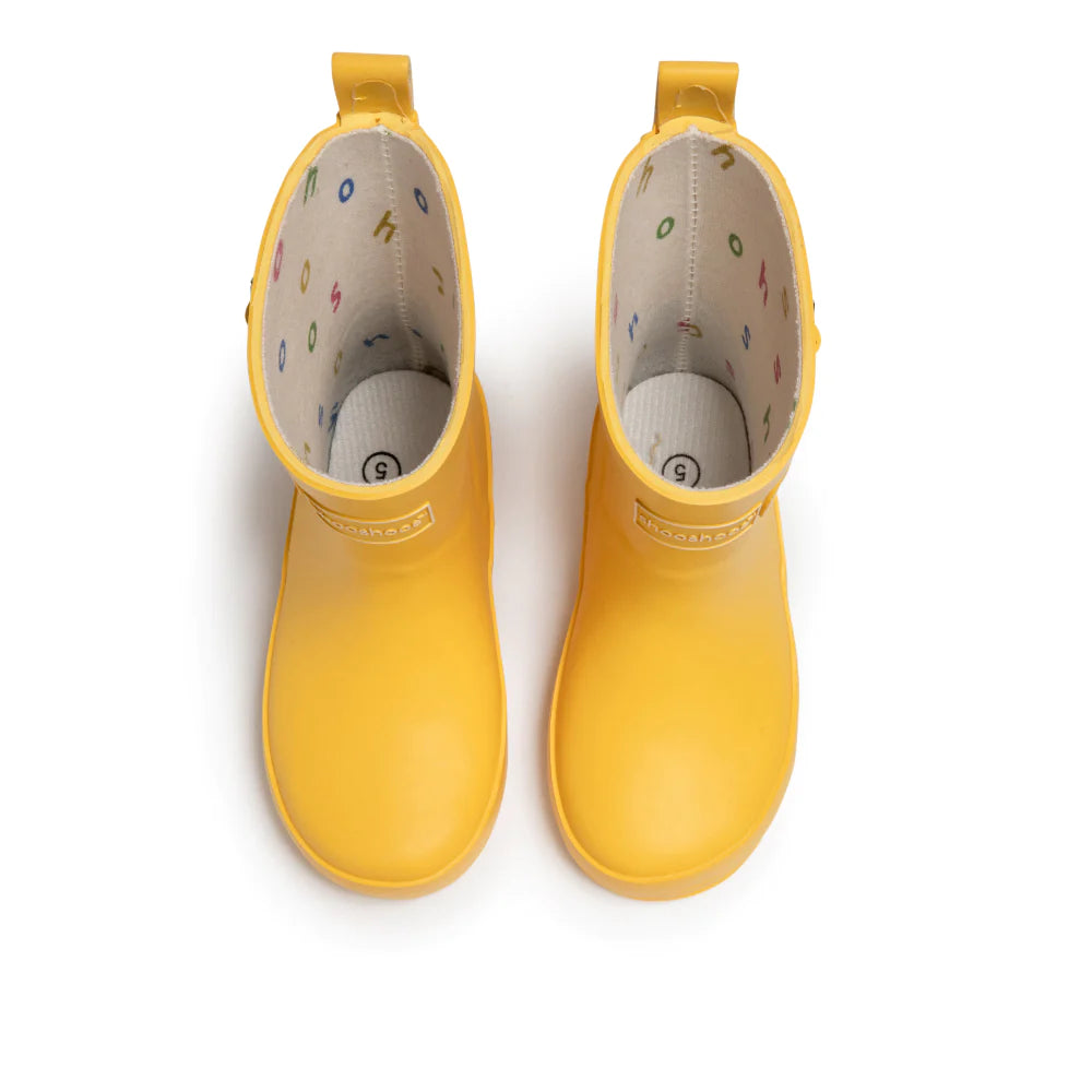Baby yellow outlet rain boots