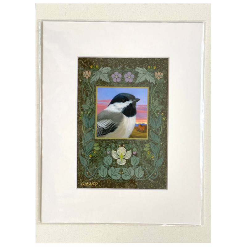 Chickadee - Giclee Print by artist Francois Girard