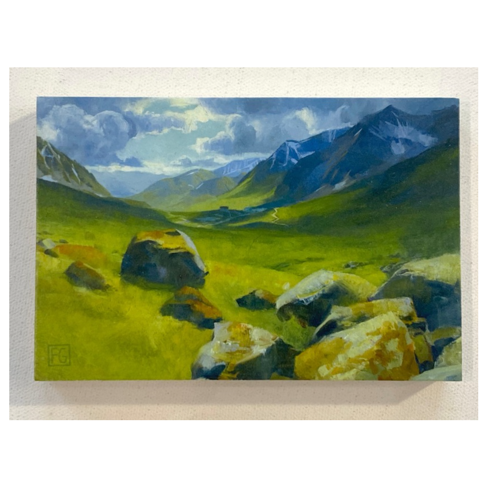 Hatcher Pass - Wood Block by artist Francois Girard