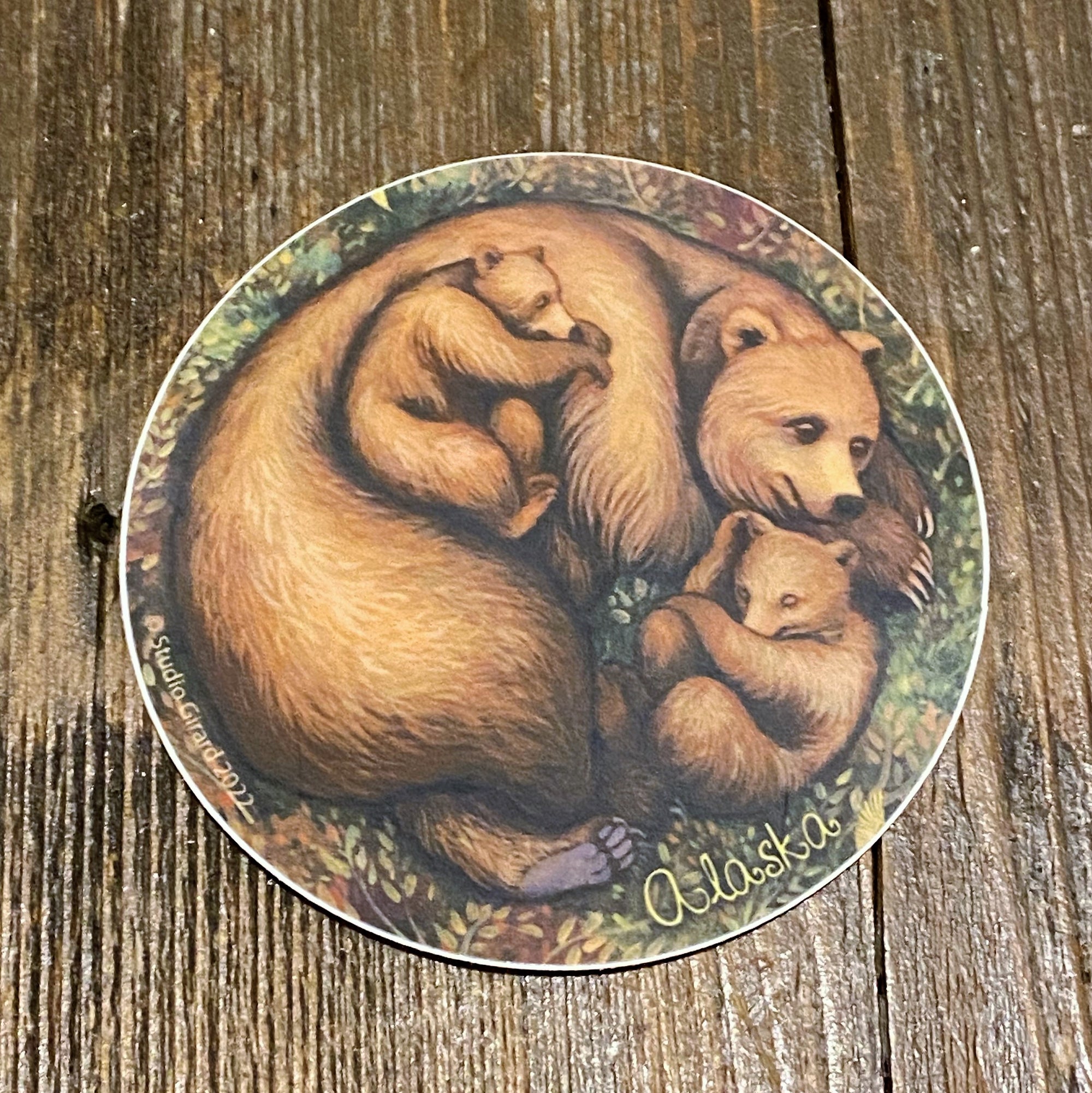 Three Bears Sticker