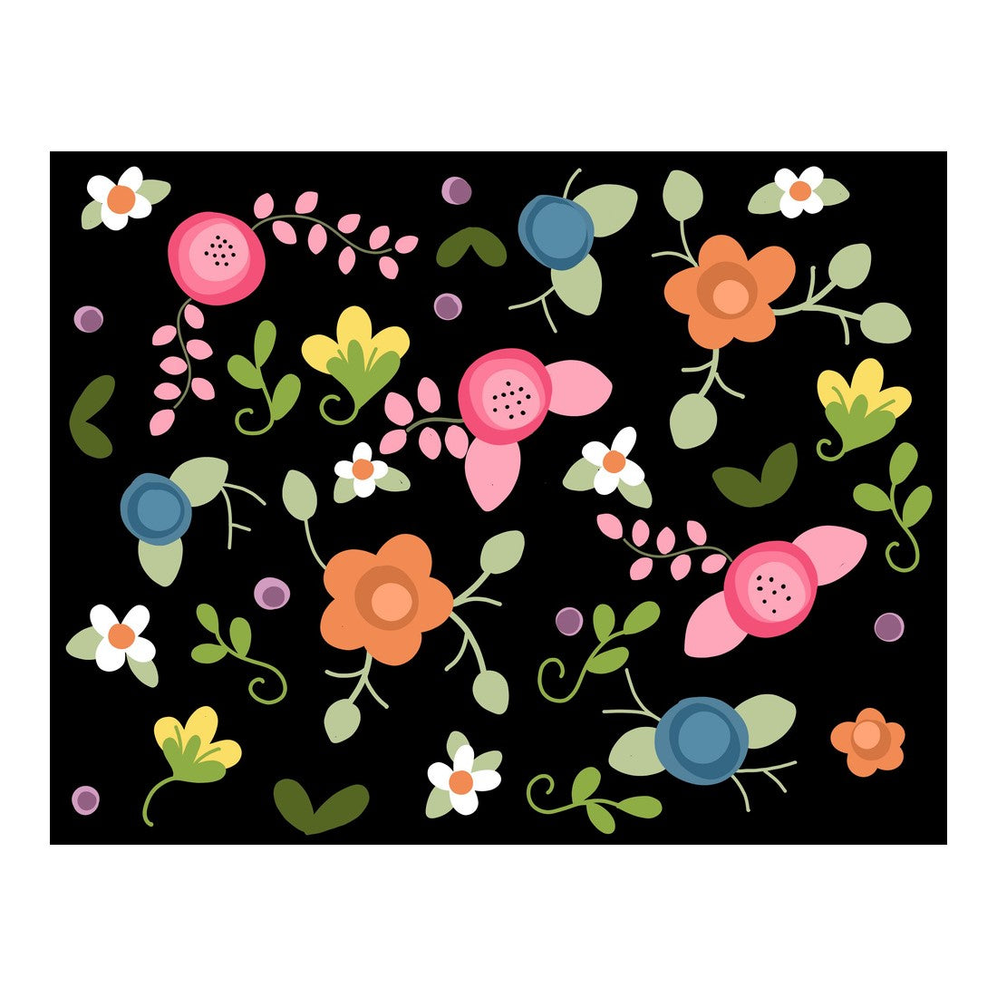 Multi-Flower Greeting Card