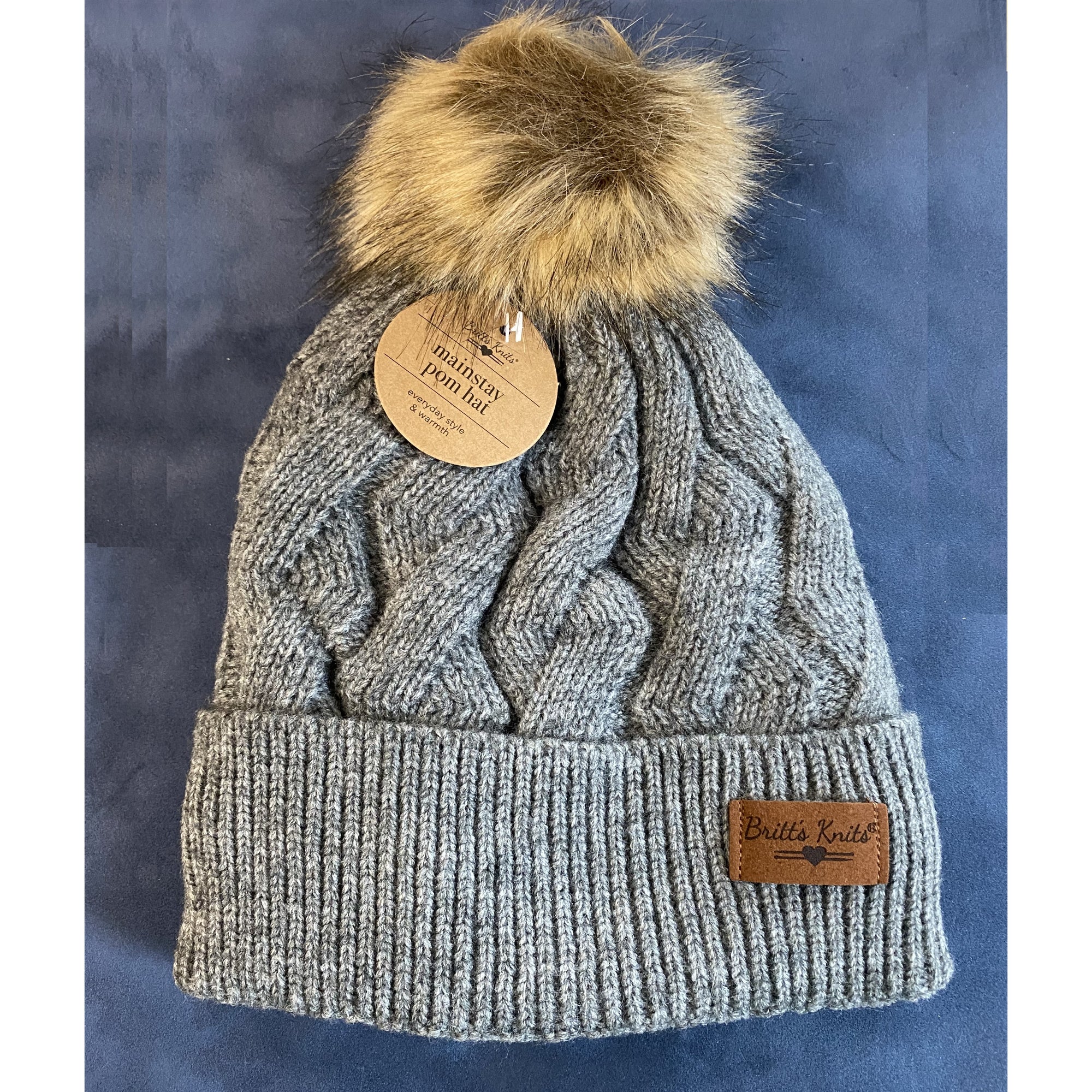 Britt's Knits Mainstay Collection Pom Hat