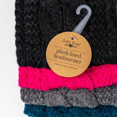 Britt's Knits Plush Lined Headwarmer