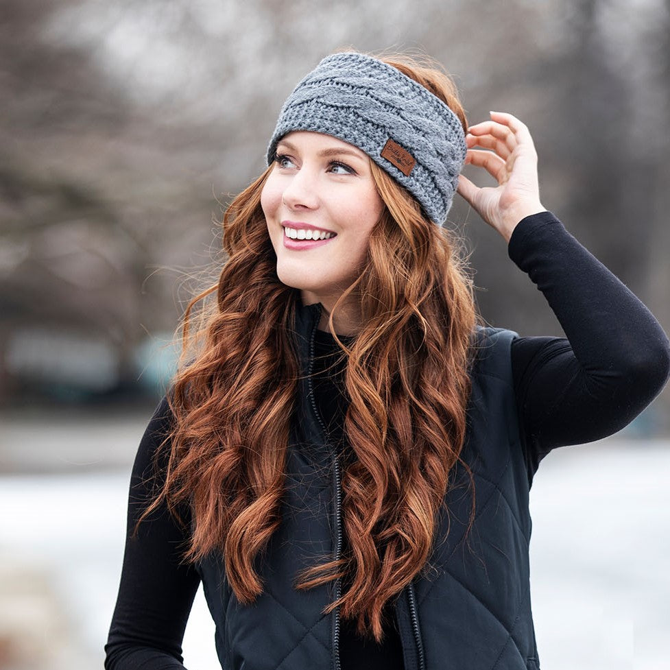 Britt's Knits Plush Lined Headwarmer