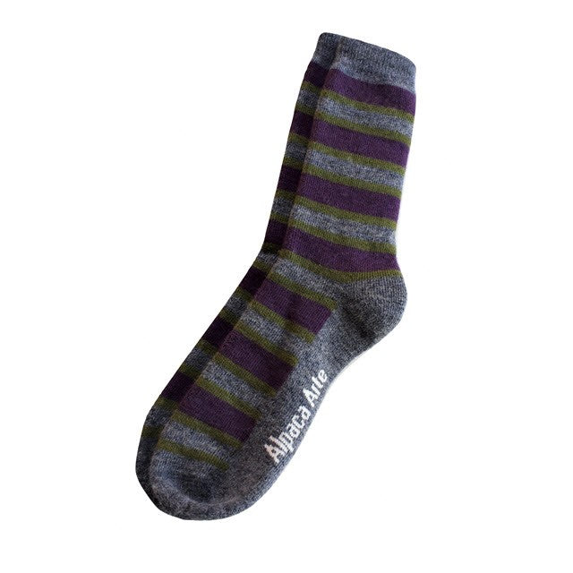 Alpaca Stripe Sock