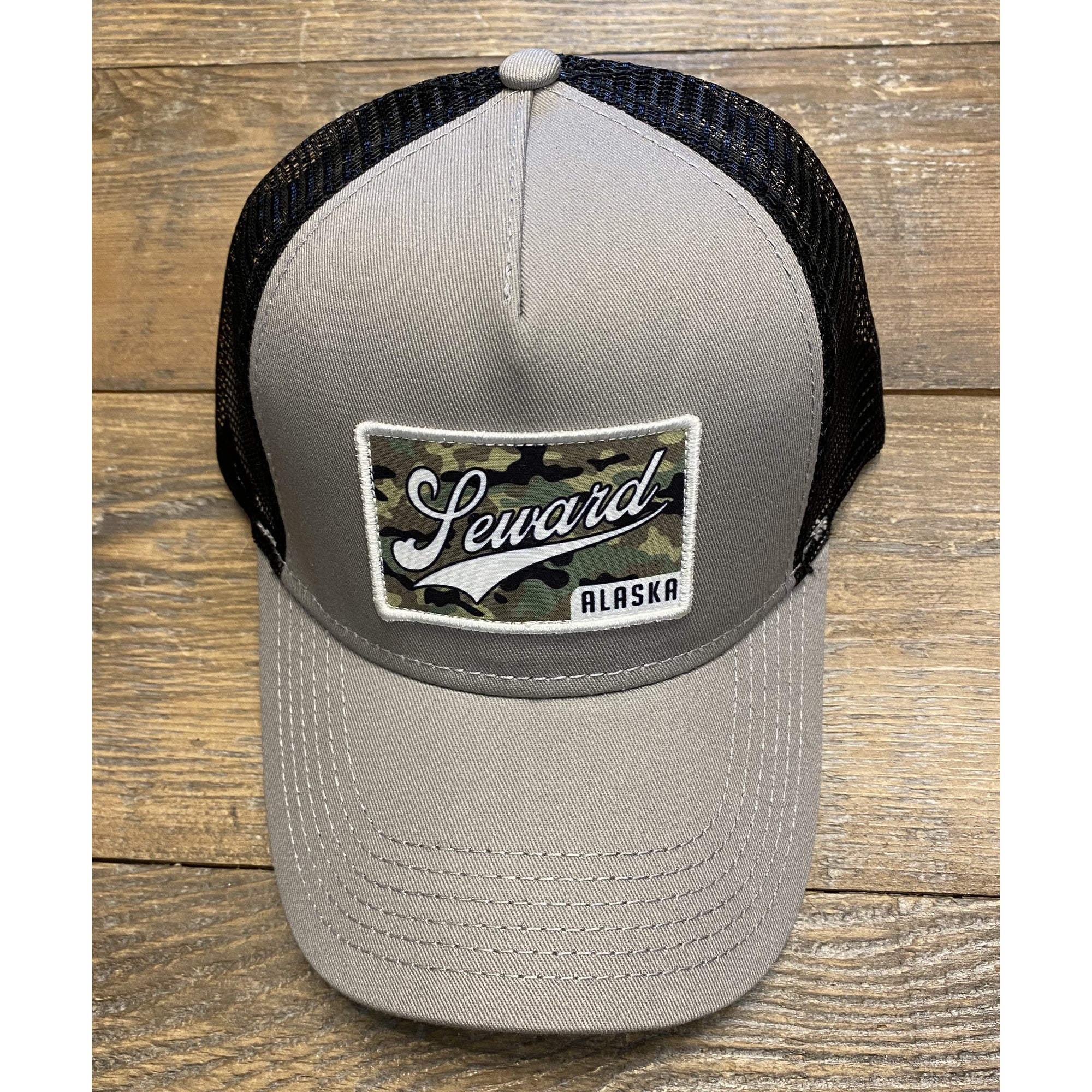 Camo Patch Hat Grey