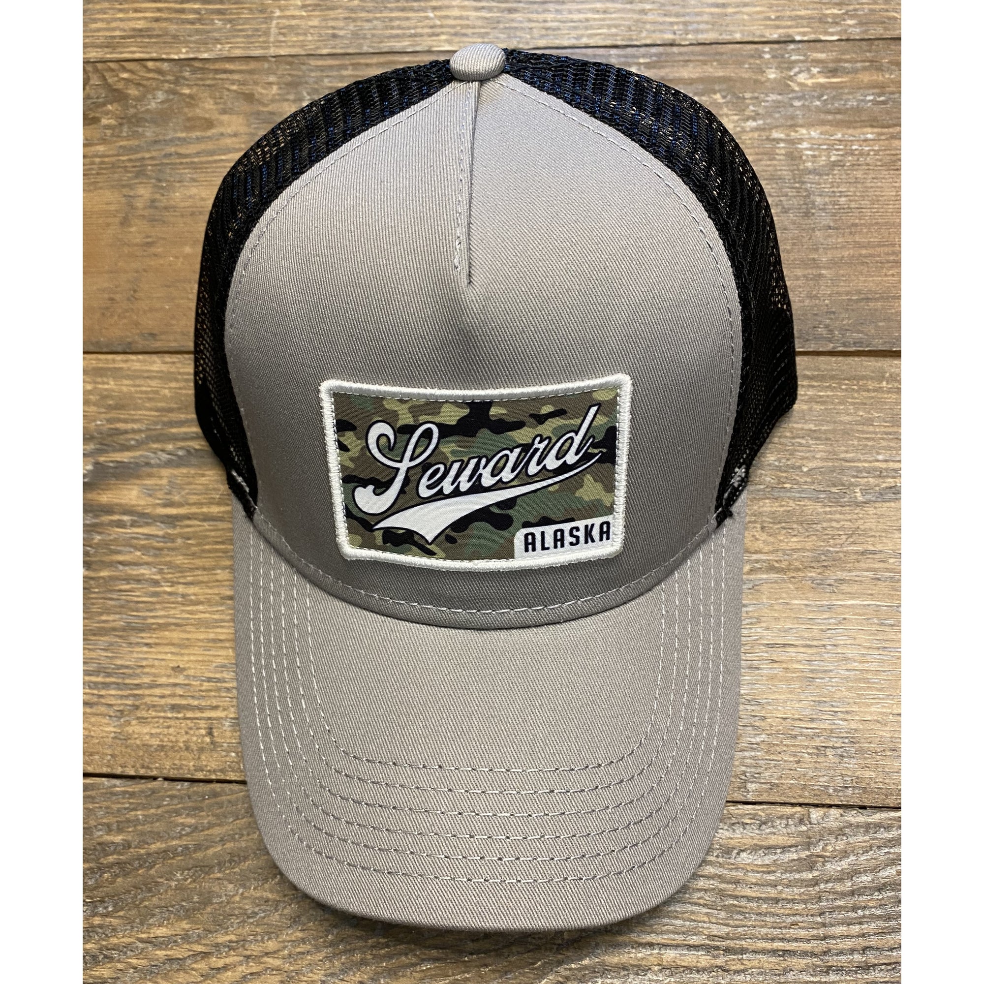 Camo Patch Hat Grey