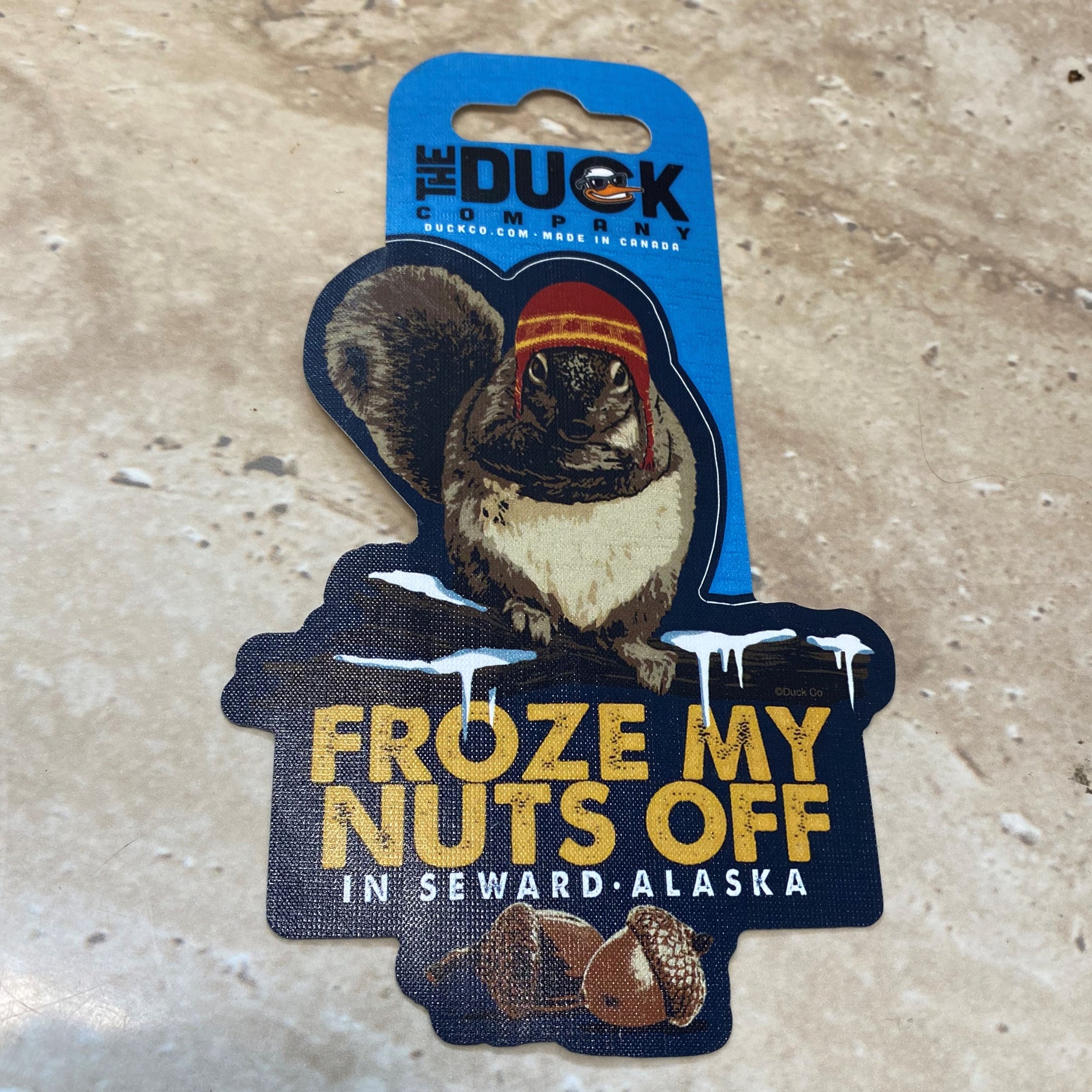 Frozen Nuts Sticker