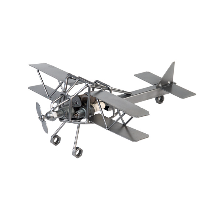 Airplane Metal Figurine