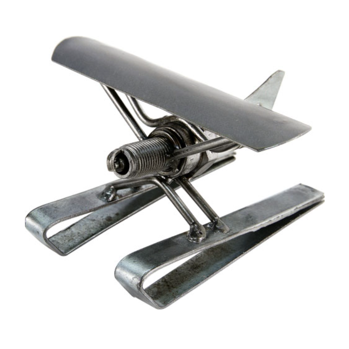 Float Airplane Metal Figurine