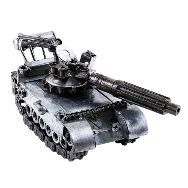 Medium Tank Metal Figurine