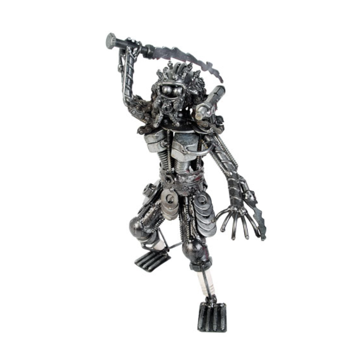Sword Predator Metal Figurine