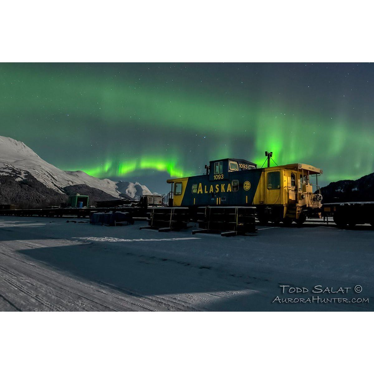 AK Caboose -Metal Print