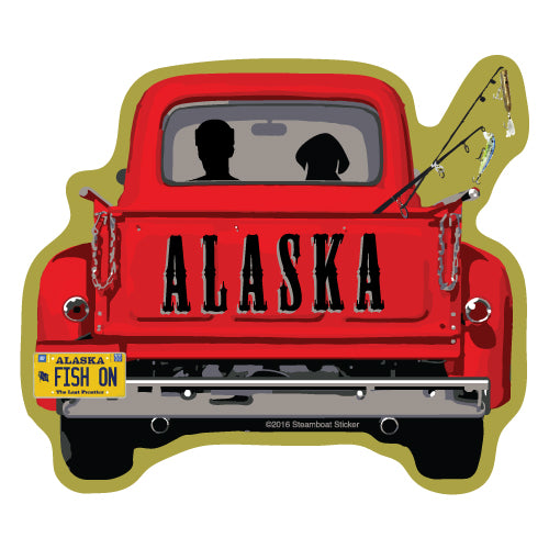 Truck Fish Mini Sticker