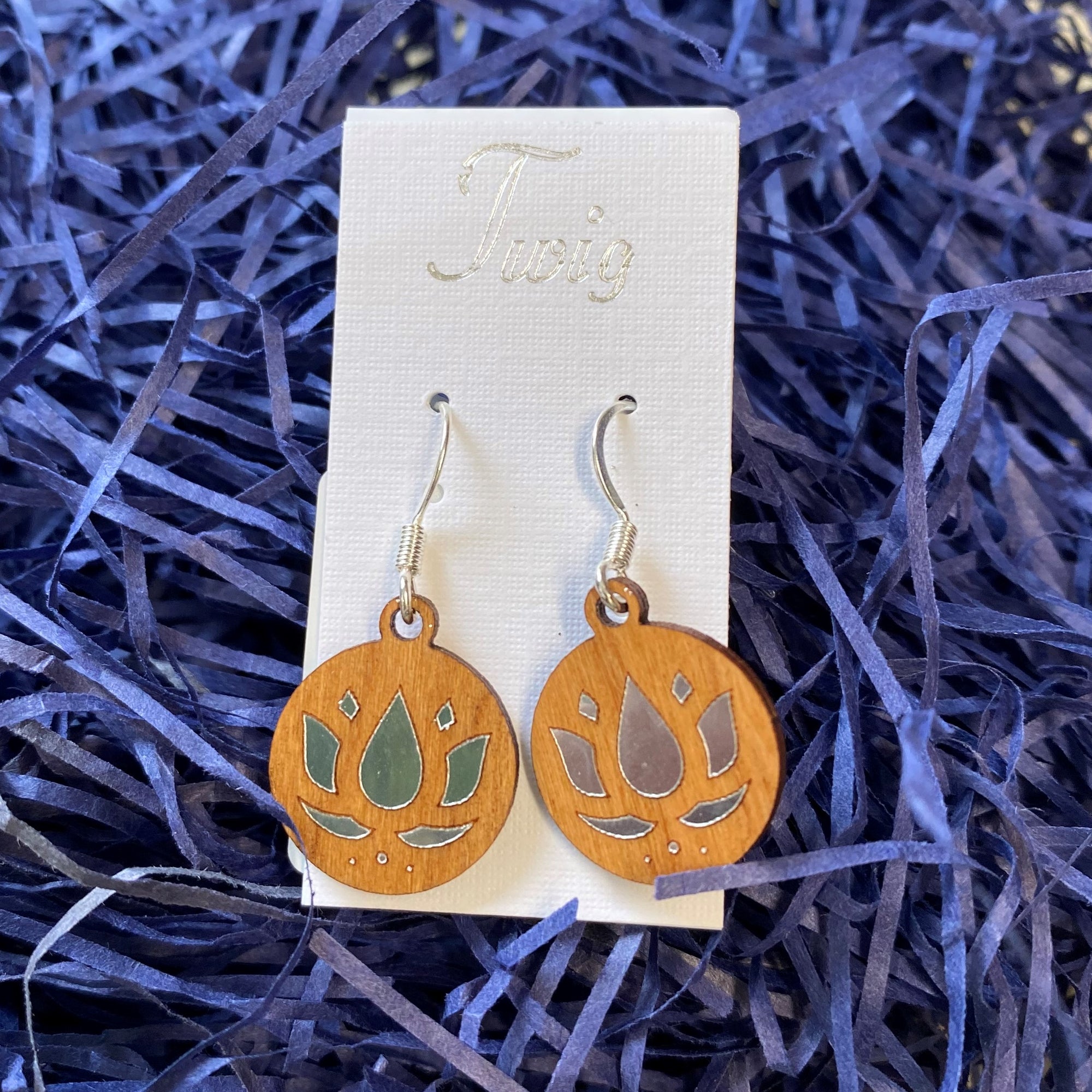 Lotus Twig - Earrings