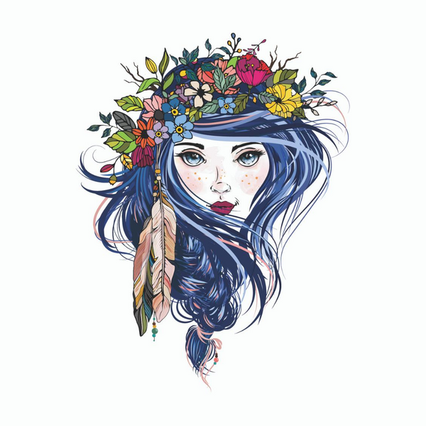 Warrior Sticker - Forests, Tides, and Treasures