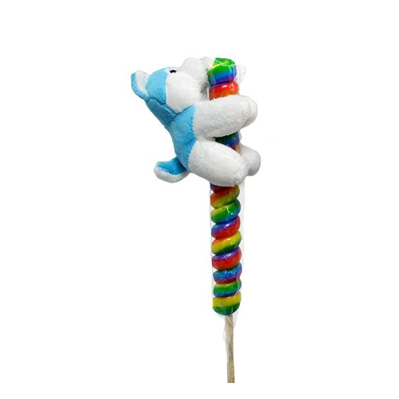 Husky Plush With Lollipop