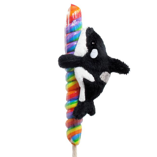 Orca Plush With Lollipop