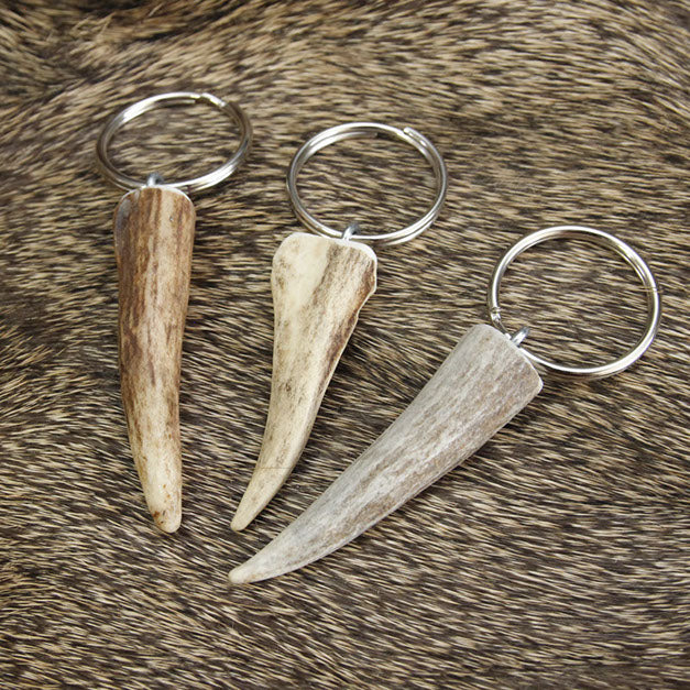 Alaska Antler Tip Keychain