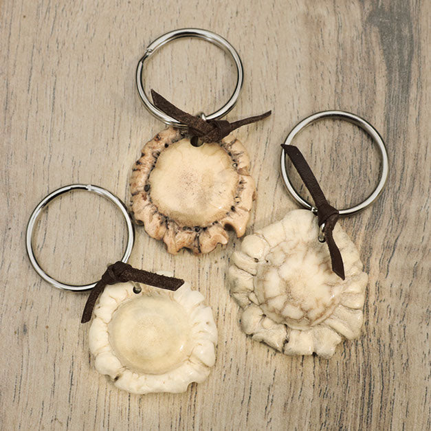 Polished Burr Keychain