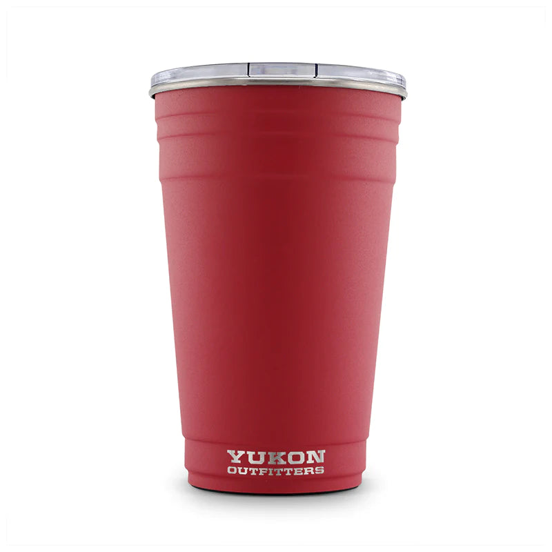 YUKON OUTFITTERS Freedom 20oz Shocking Pink Steel Tumbler