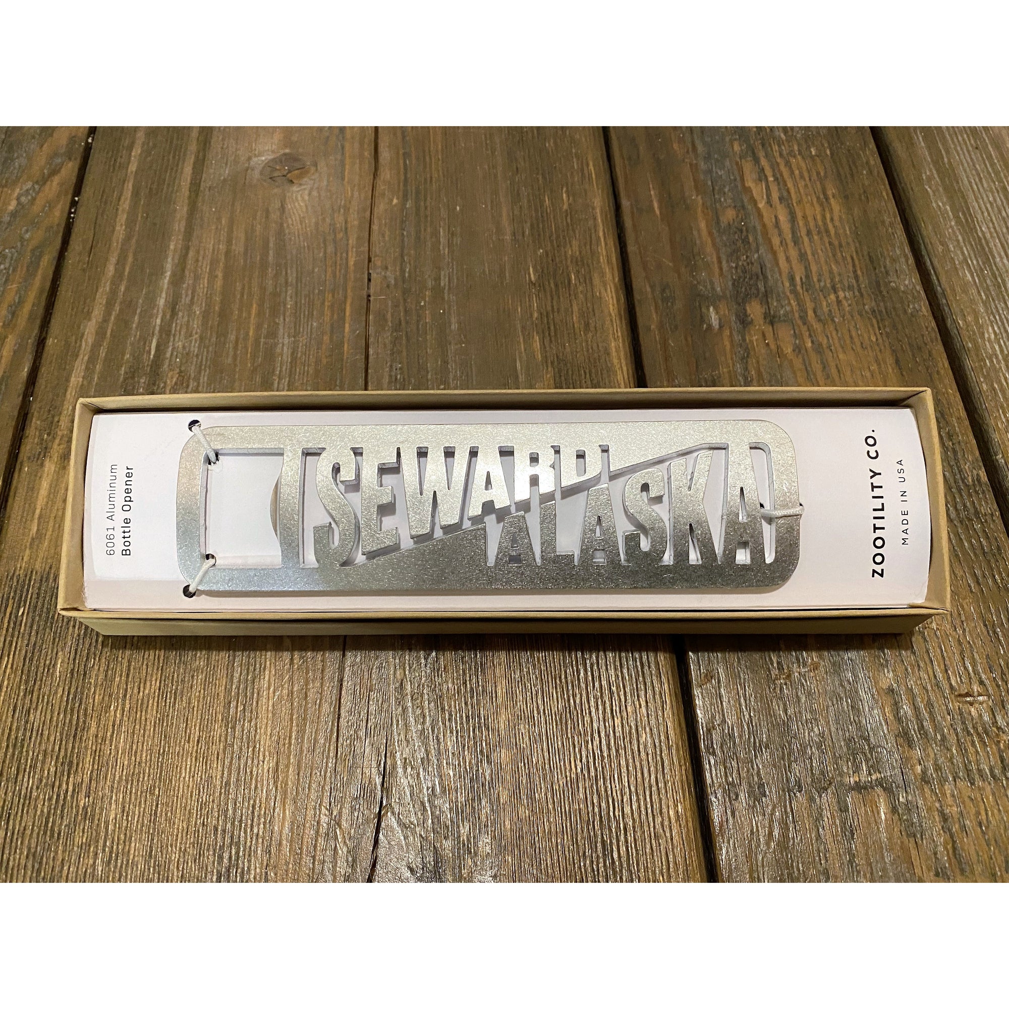 Seward AK Bottle Opener - Aluminum