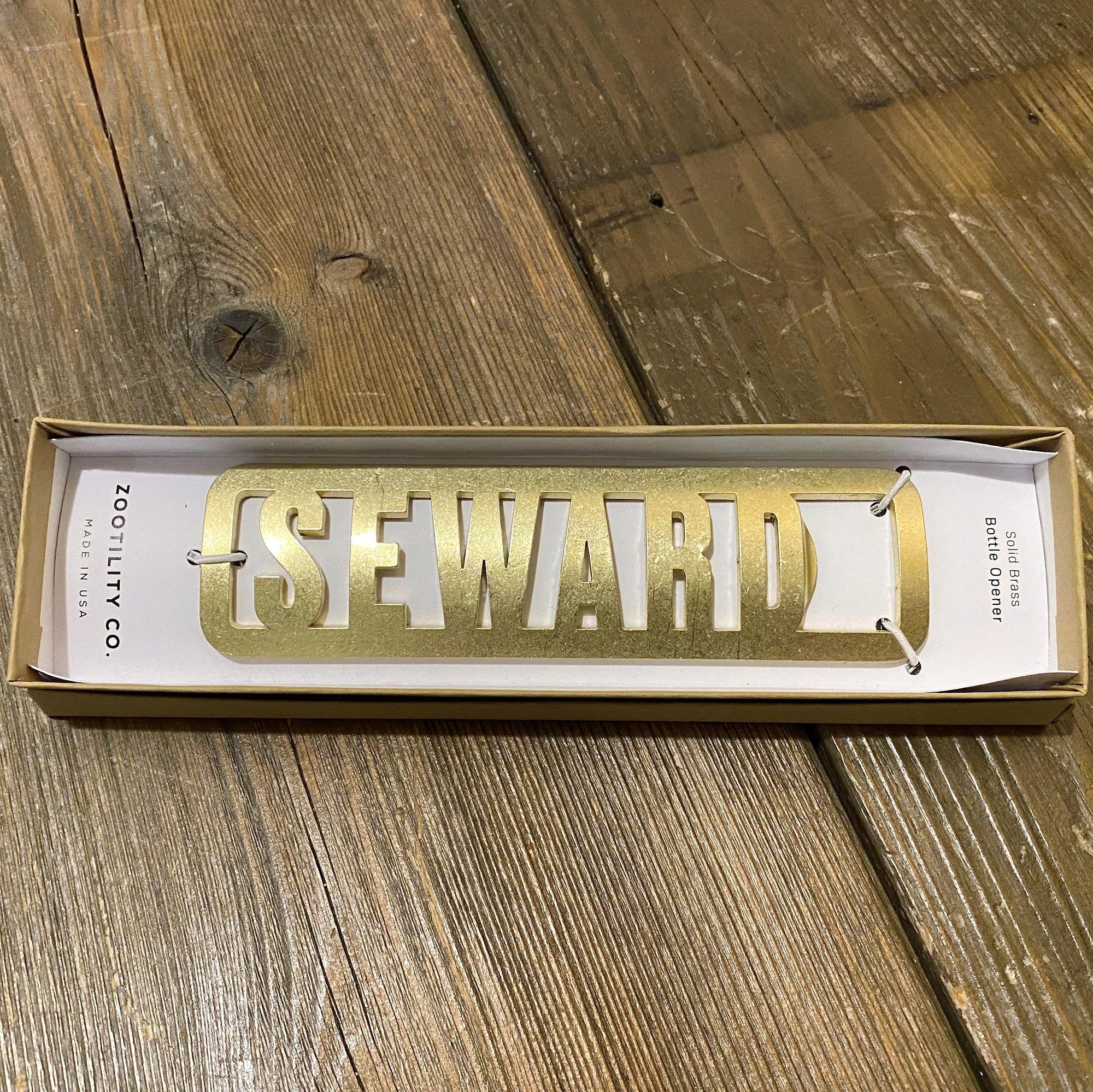 Brass Seward Bottle Opener