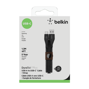 Belkin DuraTek USB A to C Cable