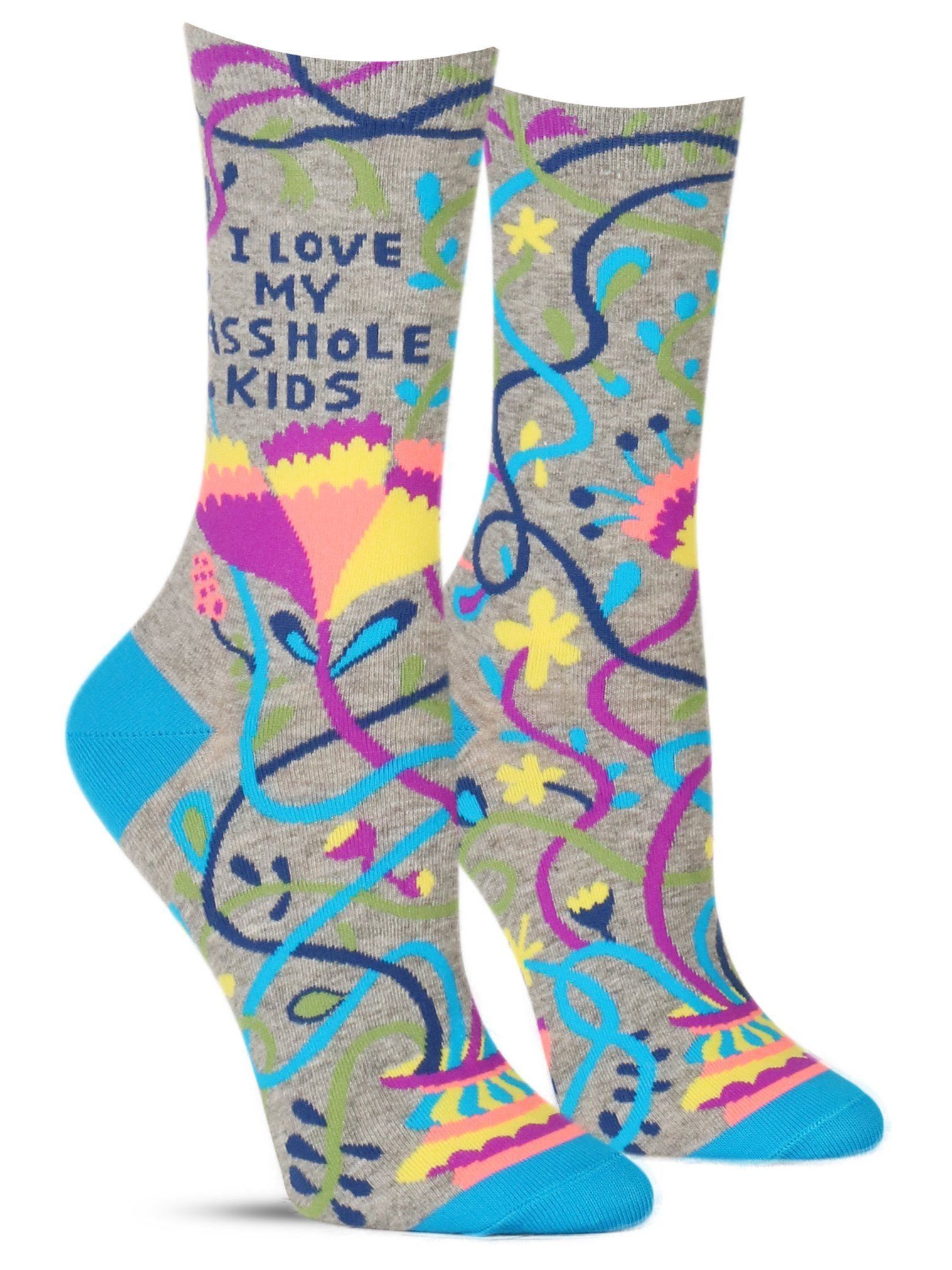 Love My Asshole Kids Crew Socks