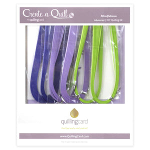 Lavender Quilling Card Kit