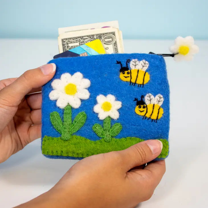 Hand Felted Coin Purse