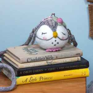 Handfelted Critter Clutch